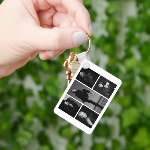 5 Editable Photo Collage Keychain