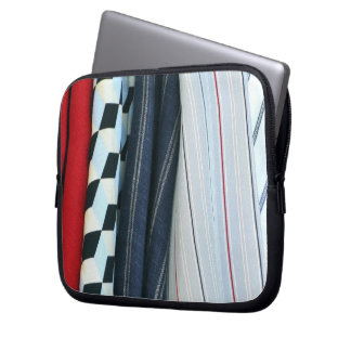 5 Fabrics With Geometric Patterns Laptop Sleeve