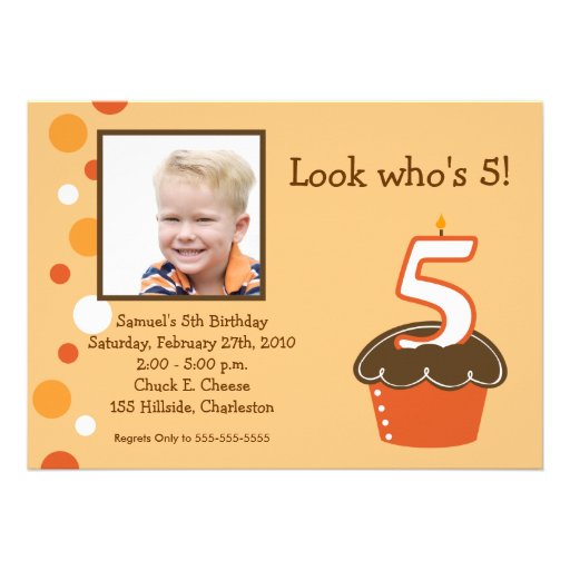 5 Year Old Birthday Invitations 4