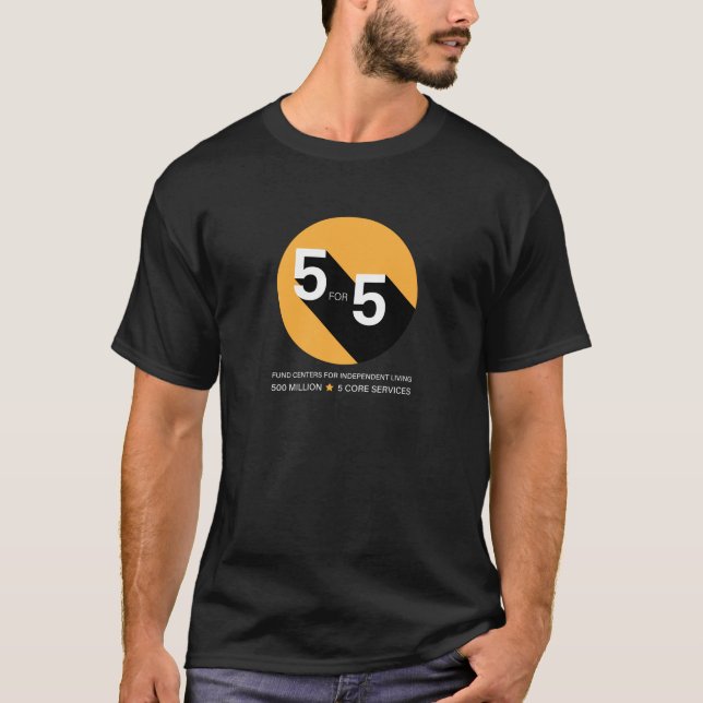 5 FOR 5 DARK T-SHIRTS (Front)