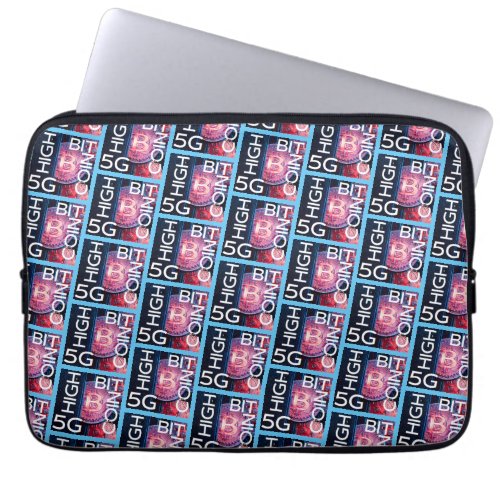 5_G_HIGH_BIT_COIN Collection by PEAFDOVE Laptop Sleeve