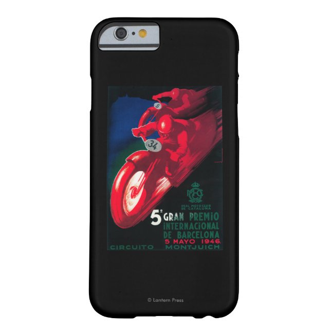 5 Gran Premio Internat'l Motorcycle Poster Case-Mate iPhone Case (Back)
