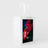5 Gran Premio Internat'l Motorcycle Poster Grocery Bag (Back Side)