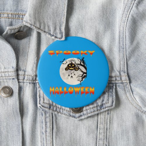 5 Happy Halloween greetings of the spooky season Button
