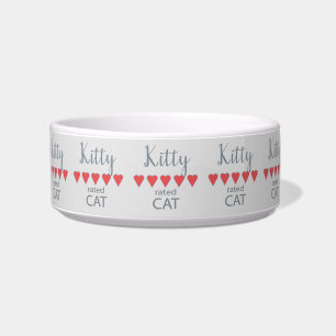 5 Heart rated Cat Bowl