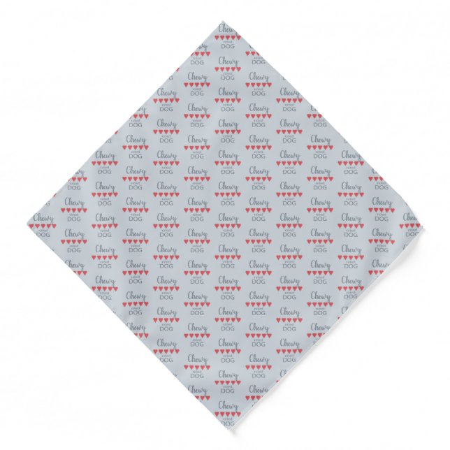 5 Heart rated Dog Bandana (Front)