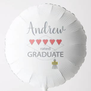 5 Heart Rated Graduate Balloon