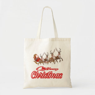 5.Ho Ho Ho Santa claus laugh face merry Christmas Tote Bag