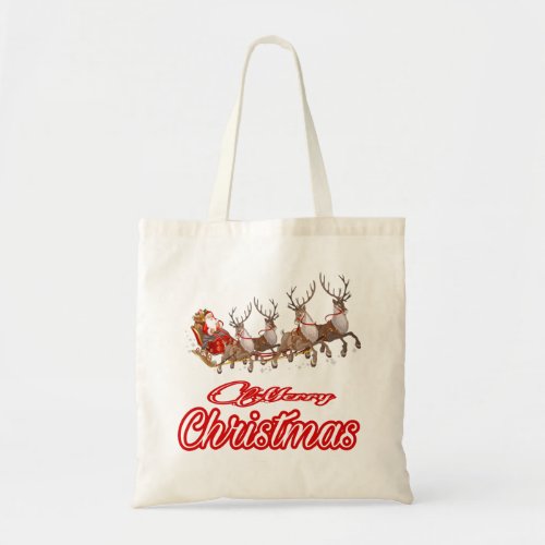 5Ho Ho Ho Santa claus laugh face merry Christmas Tote Bag