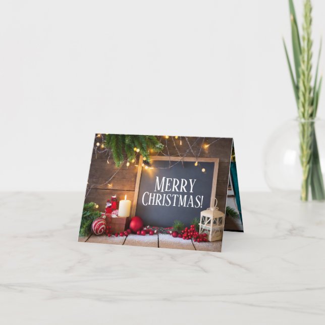 5 Image Christmas Greeting Card (Front)