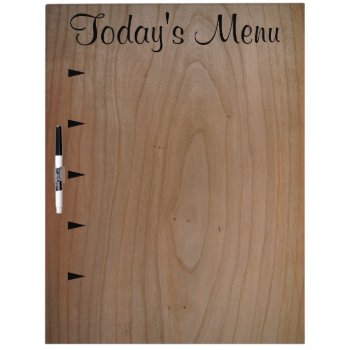5 Item Today's Menu  Large Dry Erase Board W/pen by StormythoughtsGifts at Zazzle