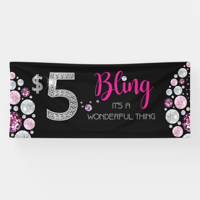 $5 Jewelry banner- Bling Banner (Horizontal)