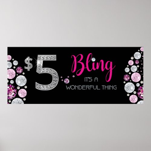 5 Jewelry banner_ Bling Poster