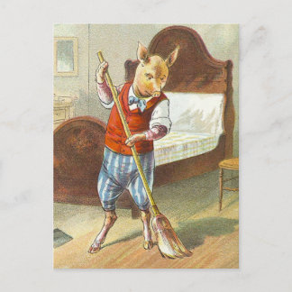 5 Little Pigs: The Home Pig Postcard