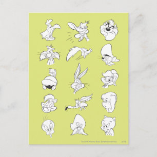 # 5 LOONEY TUNES™ Photo Op Postcard