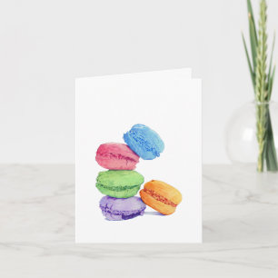 5 Macarons Card