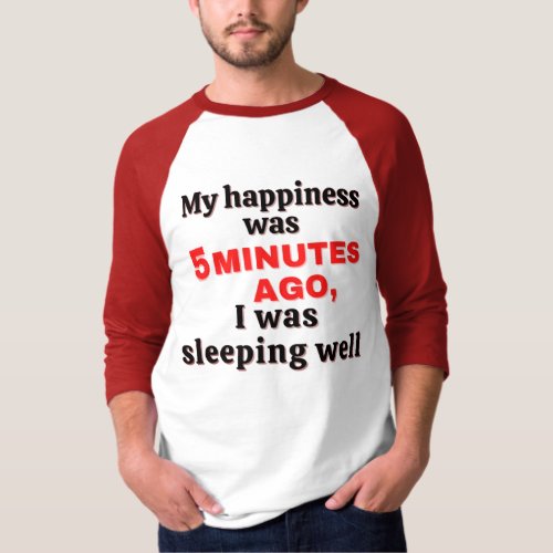  5 minutes sleeping tasty Mens Basic 34  T_Shirt