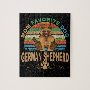 5 Mom Favorite Dog German Shepherd Jigsaw Puzzle
