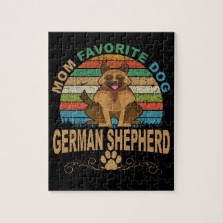 5 Mom Favorite Dog German Shepherd Jigsaw Puzzle