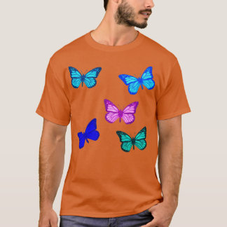 5 Monarch Butterfly Stickers T-Shirt