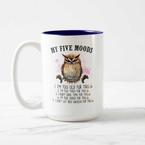 5 Moods Coffee Mug