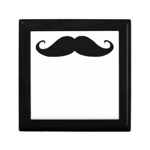 5" moustache box! gift box