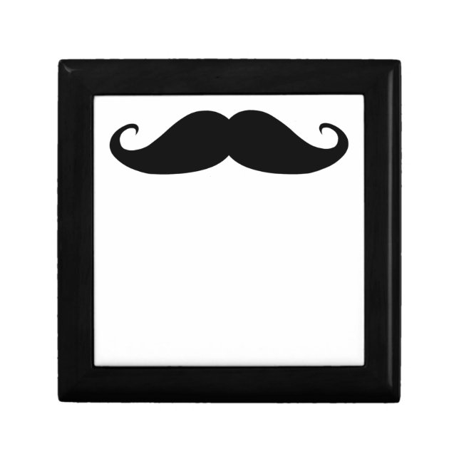 5" moustache box! gift box (Front)