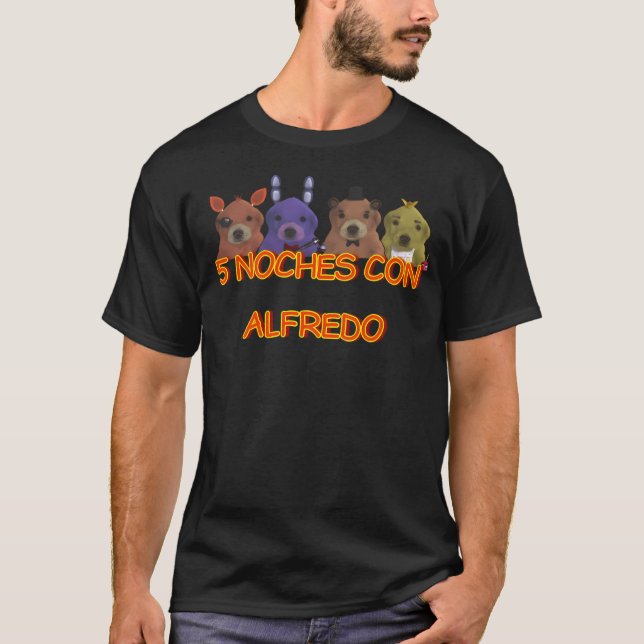 5 Noche Con Alfredo T-Shirt (Front)