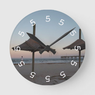 5 o'clock Beach Theme Wall Clock