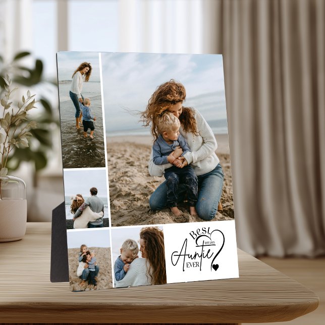 5 Personalized Best Aunt Photo Collage Plaque (Creator Uploaded)