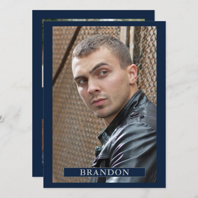 5 Photo Actor Model Pro 5.5x7.5 Template (Front/Back)