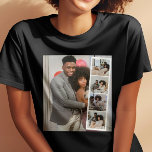 5 Photo Booth Modern Personalized T-Shirt<br><div class="desc">Five Photo Booth Modern Personalized t-shirt for you to customize with your own photographs from Ricaso  

 CHANGE THE SAMPLE PHOTOS TO YOUR OWN</div>