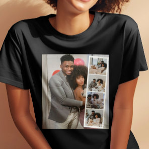 5 Photo Booth Modern Personalized T-Shirt