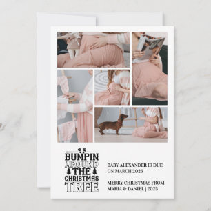 5 Photo Christmas Tree Pregnancy Announcement