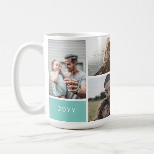5 Photo Collage Coffee Mug