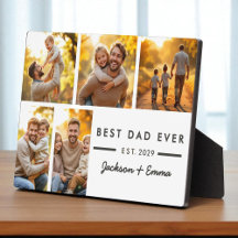 5 Photo Collage Father's Day Best Dad Ever