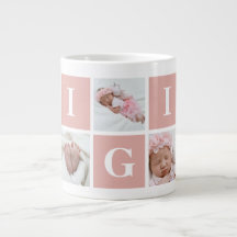5 Photo Collage Gigi Specialty Coffee Mugs