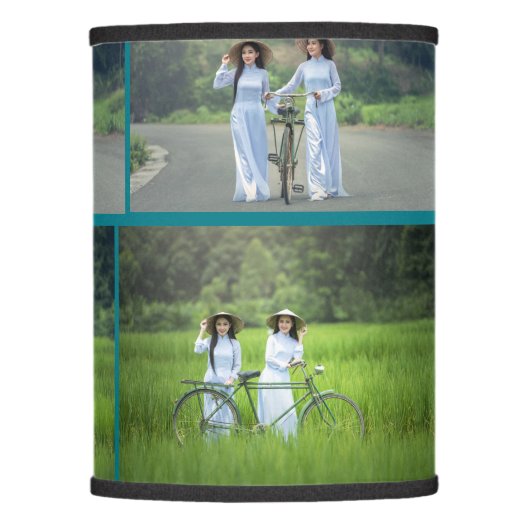 5 Photo Collage Lamp Shade (Front)