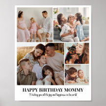 5 Photo Collage Personalized Picture Grid Custom