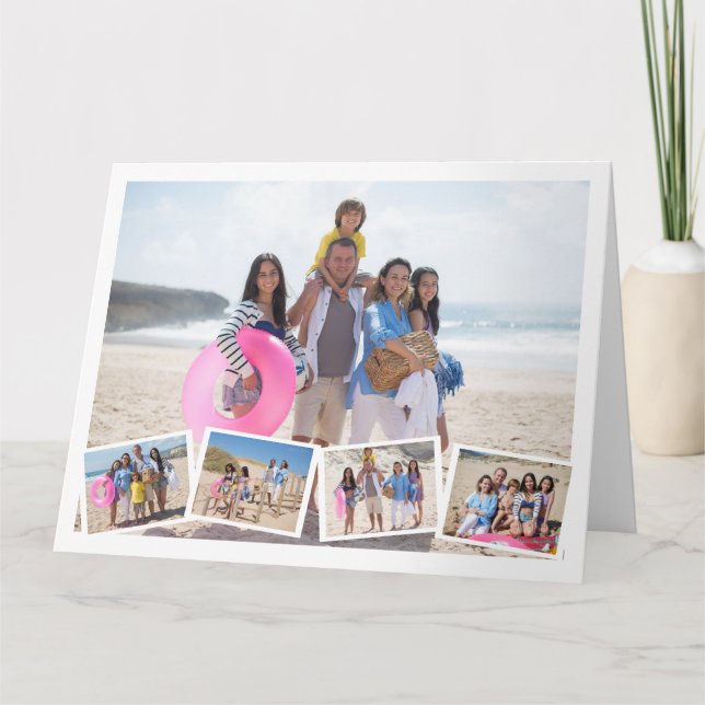 5 Photo Collage Template Personalized (Front)