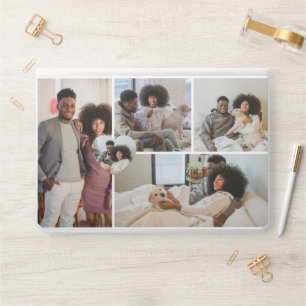 5 Photo Collage Template Personalized HP Laptop Skin
