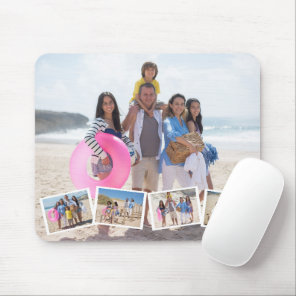 5 Photo Collage Template Personalized Mouse Pad