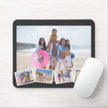 5 Photo Collage Template Personalized Mouse Pad by Ricaso at Zazzle