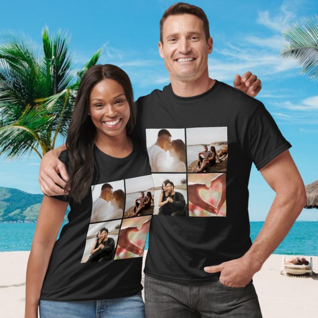 5 Photo Custom Collage Personalized T-Shirt (Creator Uploaded)