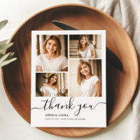 5 Photo Graduation Collage Script Modern Elegant
