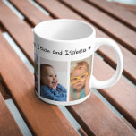 5 Photo Love You Grandpa Happy Father's Day 2023 Coffee Mug<br><div class="desc">Cute father's day mug personalized with 5 photos , love you Grandpa typography and grandkids names.</div>