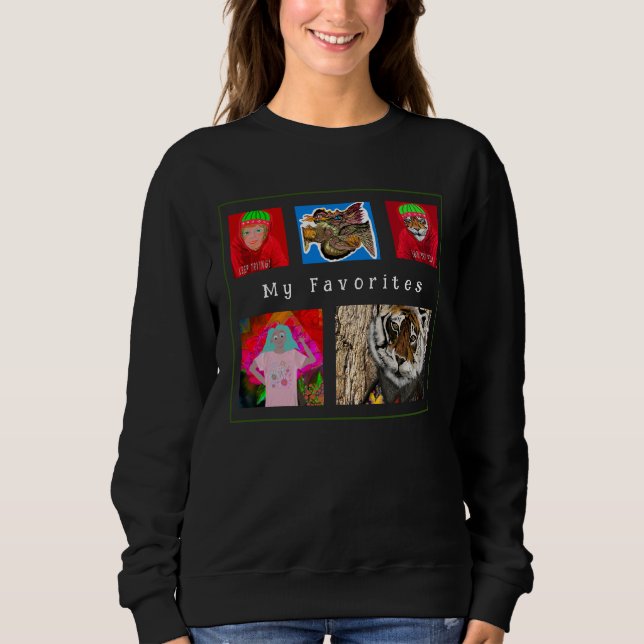 5-Photo Template: “My Favorites” Use Your Photos   Sweatshirt (Front)