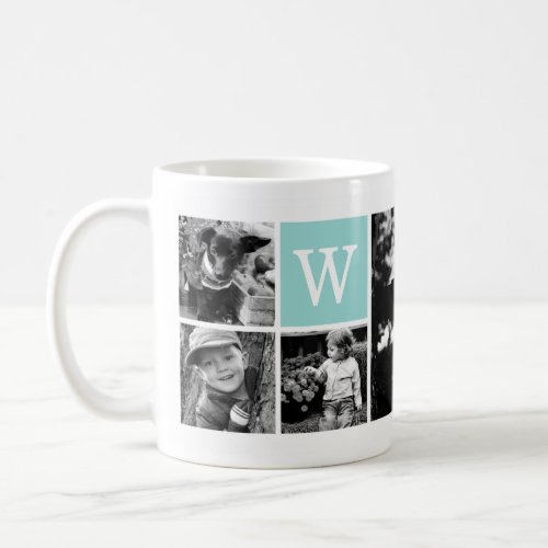 5_Photo Template Personalized Monogram Coffee Mug