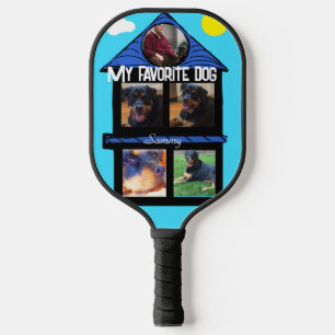 5-place Photo Slots Template Favorite Pickleball Paddle