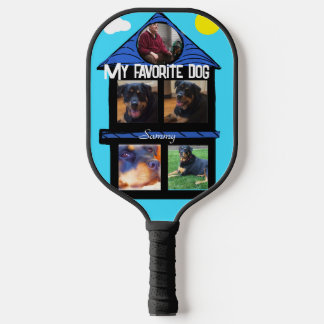 5-place Photo Slots Template Favorite Pickleball Paddle